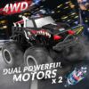 Version 1.0.0 1/20 2.4G 4WD Remote Control Off-Road Rechargeable Amphibious Vehicle Monster Truck Car