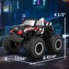 Version 1.0.0 1/20 2.4G 4WD Remote Control Off-Road Rechargeable Amphibious Vehicle Monster Truck Car