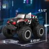 Version 1.0.0 1/20 2.4G 4WD Remote Control Off-Road Rechargeable Amphibious Vehicle Monster Truck Car