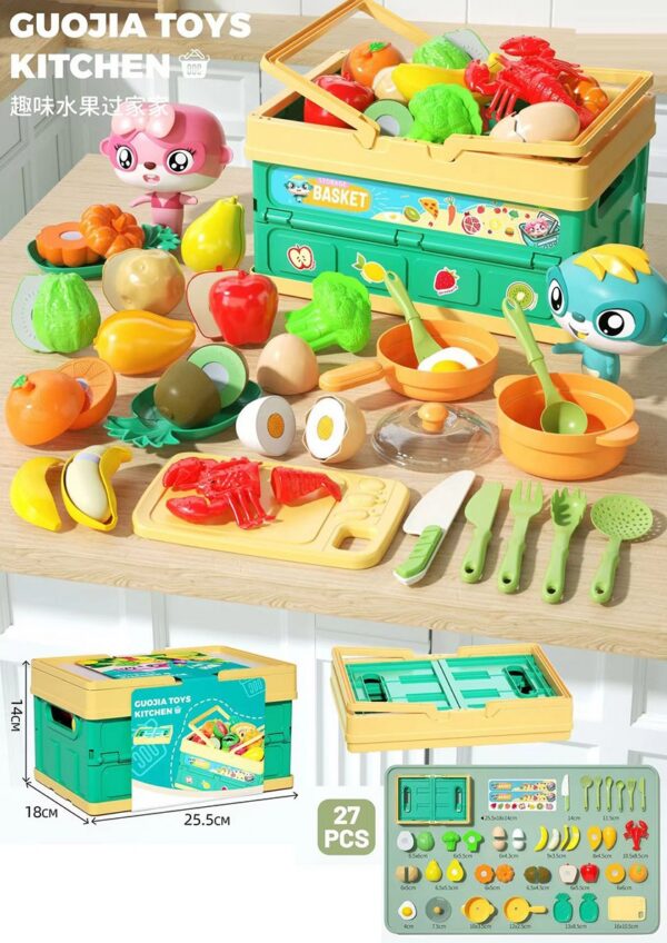 17367337101176.jpg 27Pcs Customized Design Role Play Kitchen Play Set Toy Kitchen Toys