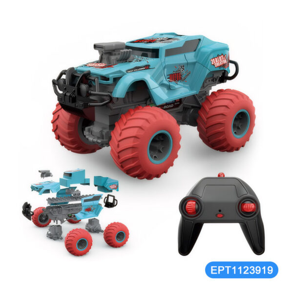 17369087309002.jpg 4 Functions Remote Control Off-Road Collision Vehicle Rc Car Toys