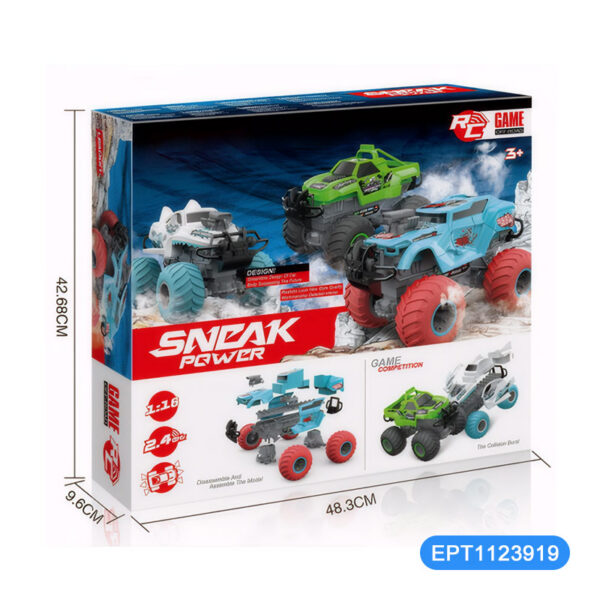 17369087314475.jpg 4 Functions Remote Control Off-Road Collision Vehicle Rc Car Toys
