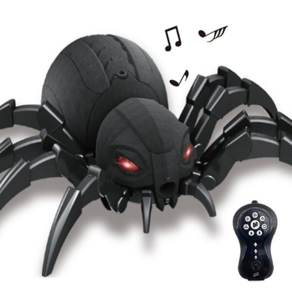 2.4G Mist Spray Remote Control Rc Robot Spider Insects Toys with Light Music