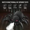 2.4G Mist Spray Remote Control Rc Robot Spider Insects Toys with Light Music
