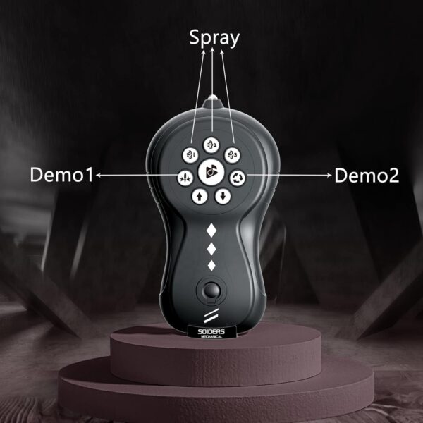 2.4G Mist Spray Remote Control Rc Robot Spider Insects Toys with Light Music