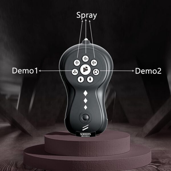 2.4G Mist Spray Remote Control Rc Robot Spider Insects Toys with Light Music