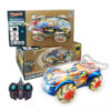 2.4G 6CH Rc Transparent Car Smoke Remote Control Cars With Lights Sound