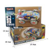 2.4G 6CH Rc Transparent Car Smoke Remote Control Cars With Lights Sound
