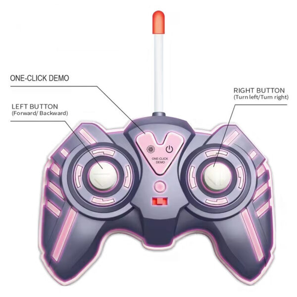 360 Rotating Stunt Tumbling Lights Rc Car Remote Control Twist Flip Friction Cars Toy For Kids
