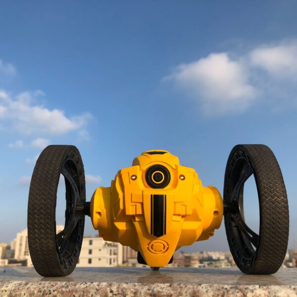 17388921646851-600x600-1.jpg 2.4G 4Ch Degree Rotation Lights Music Remote Control Bouncing Car Bounce Smart Stunt Roll Drive Boy Racing Rc Jumping Toy