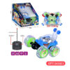 360°Rolling Twister 360 Flips Rc Stunt Car Toy Controlled Vehicle With Bright Light  Rotating WheelsTwist Cars  For Kids