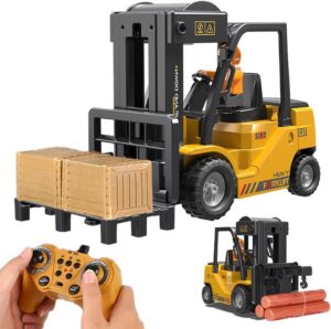 17393251275521.jpg 11CH Remote Control Forklift Toy 1:24 Scale Lighting Music Vehicle