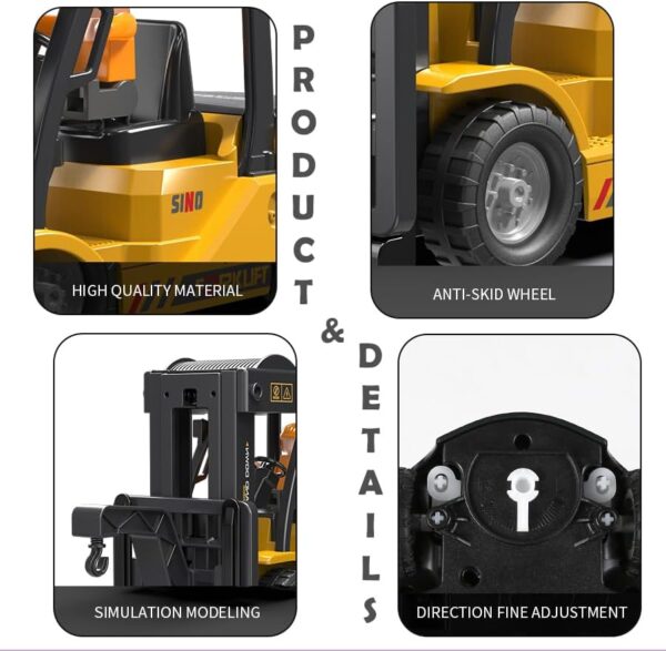 17393251283965-600x587-1.jpg 11CH Remote Control Forklift Toy 1:24 Scale Lighting Music Vehicle