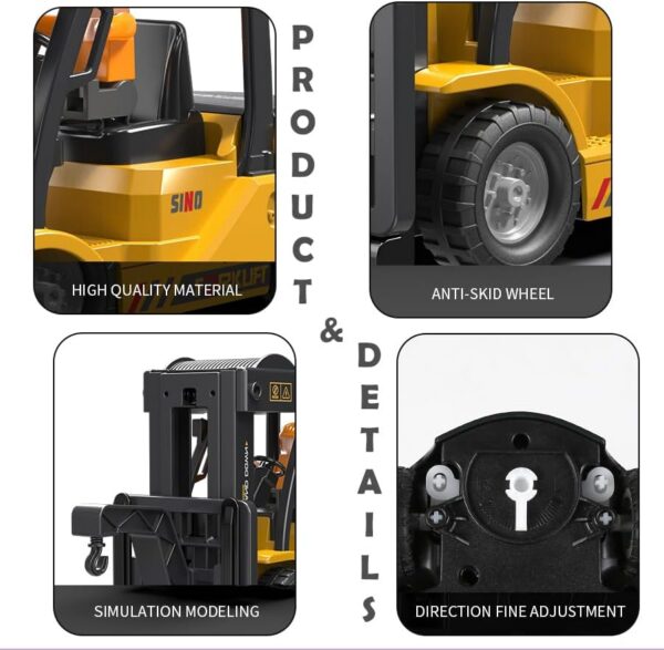 17393251283965.jpg 11CH Remote Control Forklift Toy 1:24 Scale Lighting Music Vehicle