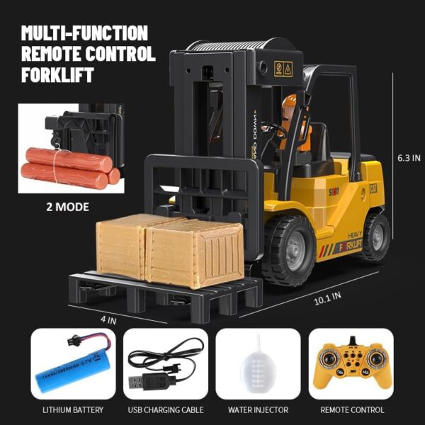 17393251285736-600x600-1.jpg 11CH Remote Control Forklift Toy 1:24 Scale Lighting Music Vehicle