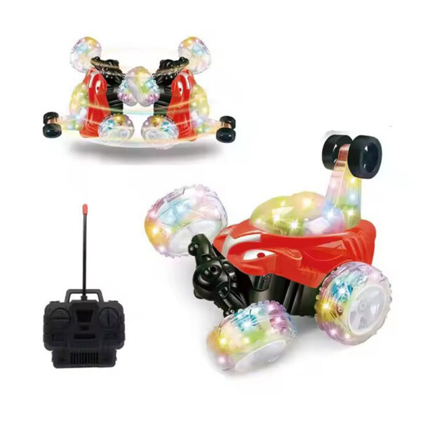 17394104947531.jpg 4CH Remote Control Stunt Dump Car 360 Rotation Truck Rc Cars with Lights And Music
