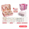 17399340221502-600x600-1.jpg 132pcs Set Candy Color Cherry Pink Pandora Bracelet Girls’ Toys New Design Girl 2024 Fashion Makeup Toy for Girls Beauty Kid