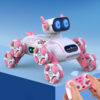 17400154773752-600x600-1.jpg 2.4G 11Ch Light and Sound Spray Remote Control 8 Wheel Stunt Dog Rc Robot Electronic Kid Girl Electric Cars Toys for Girls