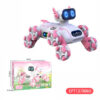 17400154781375-600x600-1.jpg 2.4G 11Ch Light and Sound Spray Remote Control 8 Wheel Stunt Dog Rc Robot Electronic Kid Girl Electric Cars Toys for Girls