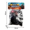 17PCS Pretend Play Simulation Plastic Kid Boy Police Set Helmet Uniform Toy