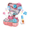 17416567142971-100x100-1.jpg 12Pcs Car Scene Pink Horse Kids Toy Pretend Play Pet Shop Girls House Indoor Set with Map