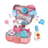 17416567142971-600x600-1.jpg 12Pcs Car Scene Pink Horse Kids Toy Pretend Play Pet Shop Girls House Indoor Set with Map