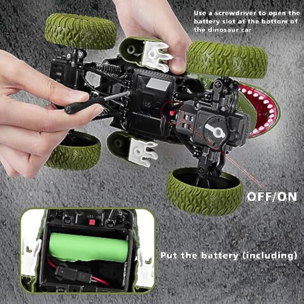 17418304197654.jpg Hot 1/18 Remote Control Simulation Dinosaur Climbing Car Toys Children’s Outdoor Remote Control Car Toys