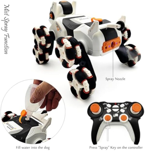 17420016915664-600x624-1.jpg New Design R/C Stunt Mechanical Dog Toy Car Remote Control 2.4G Children Toys 8 Wheels Robot Dog Radio Control Toys
