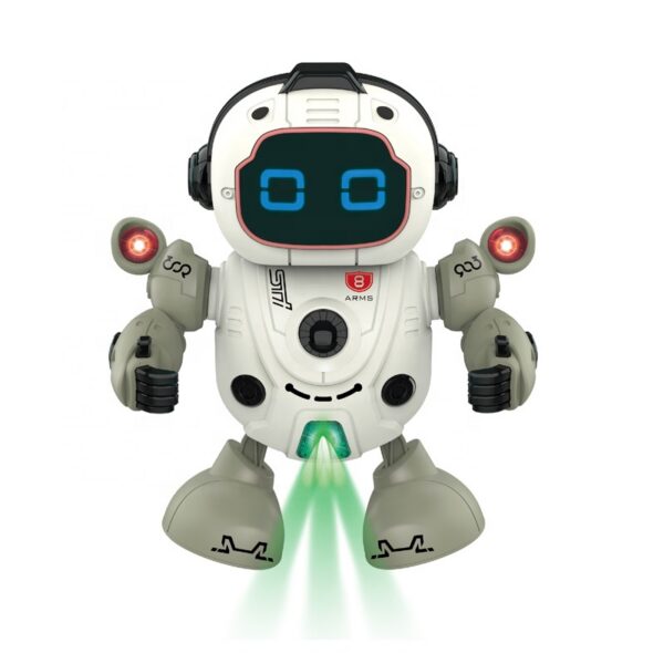 17422623188351.jpg Newly Item Battery Operated Intelligent Dancing Robot Toy with Music and Light