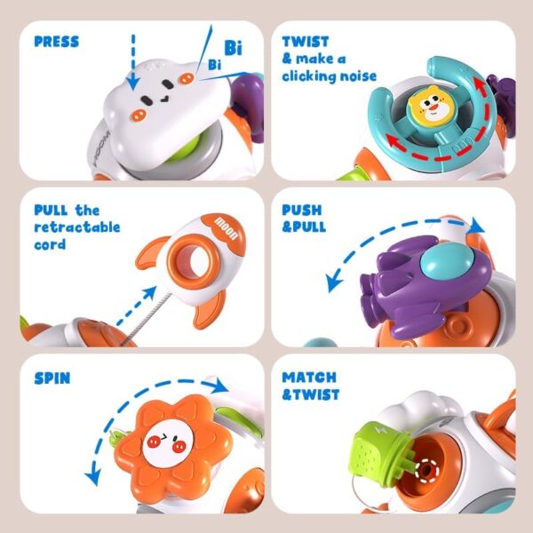 17427824664682-600x600-1.jpg Factory Baby Montessori Educational Busy Learners Activity Cube Toys Kids Busy Cube Board Toys