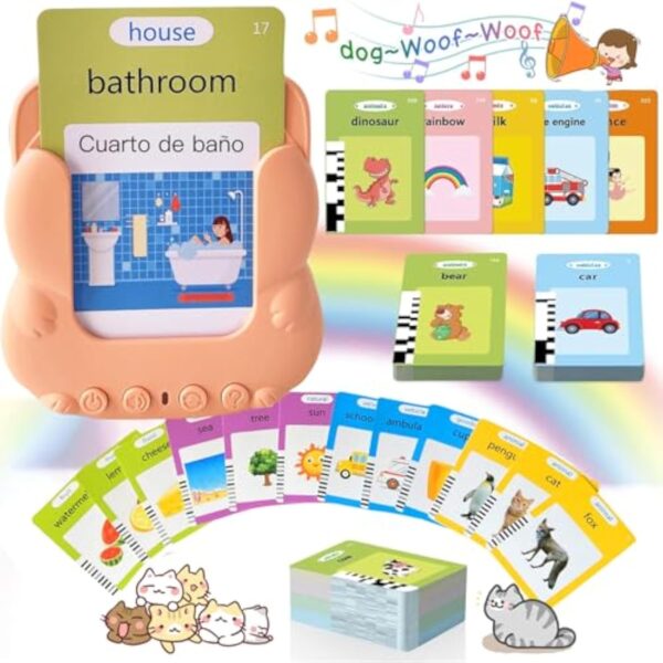 224 Sight Words Early Education English Machine Talking Flashcards Learning Toys Childhood Letter Kids Toy for Toddler