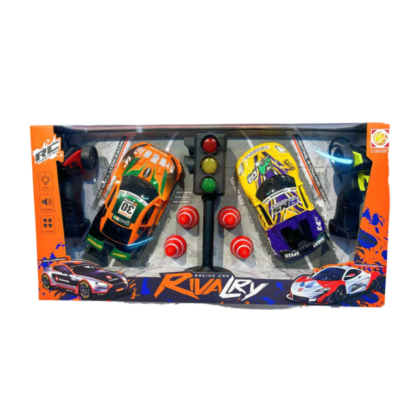 11/22 Double Frequency Four Channel Remote Control Traffic Light Racing Car