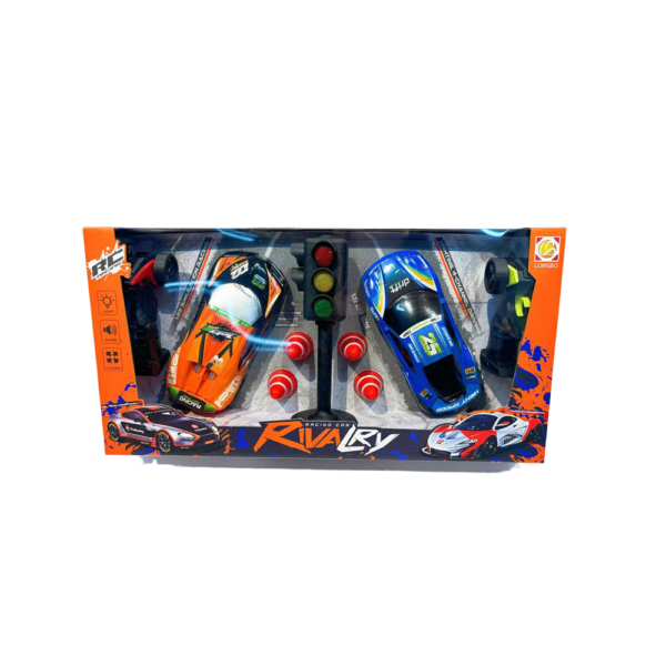 11/22 Double Frequency Four Channel Remote Control Traffic Light Racing Car