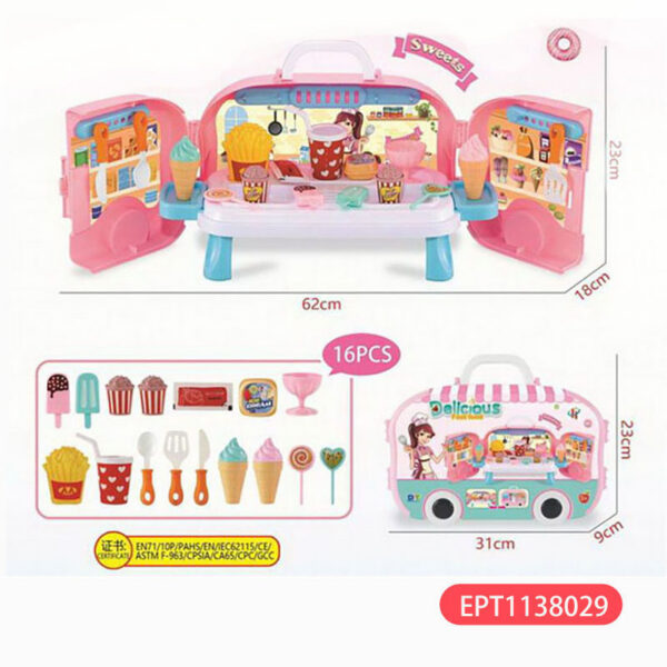 17430415912063.jpg 2 Dollar Toys Diy Changeable Jewelry Bus Car Toy Model Kit Toys Educational Children Kids Make up Toys for Girl