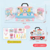 17430415919335.jpg 2 Dollar Toys Diy Changeable Jewelry Bus Car Toy Model Kit Toys Educational Children Kids Make up Toys for Girl