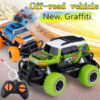 Wholesale 1/43 Four-Way Wireless Remote Control Mini Graffiti Off Road Climbing Racing Car