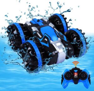 Children 2.4ghz 4WD Brushless Remote Remort Rimot Control Vehicle Monster Rc Amphibious Stunt Cars Boat