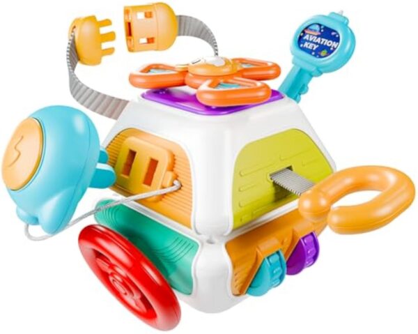 17443362939721.jpg Sensory Kids Funny Baby Gift Interesting Polyhedron Activity Cube Toys Busy Cube