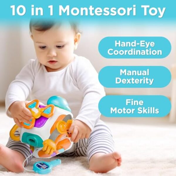 17443362943133-600x600-1.jpg Sensory Kids Funny Baby Gift Interesting Polyhedron Activity Cube Toys Busy Cube
