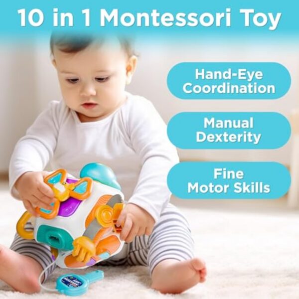 17443362943133.jpg Sensory Kids Funny Baby Gift Interesting Polyhedron Activity Cube Toys Busy Cube