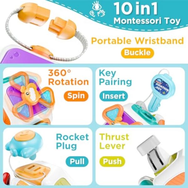 17443362944814.jpg Sensory Kids Funny Baby Gift Interesting Polyhedron Activity Cube Toys Busy Cube
