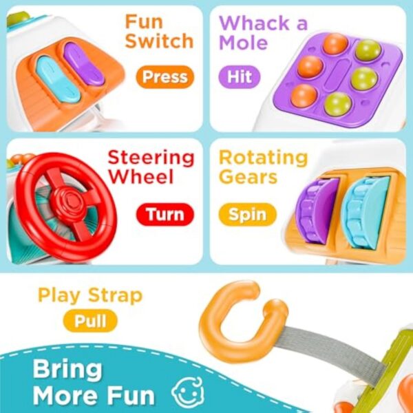 17443362946365.jpg Sensory Kids Funny Baby Gift Interesting Polyhedron Activity Cube Toys Busy Cube