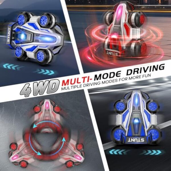 17447706817672.jpg 2.4GHz 4WD Remote Control Car 360 Degree Spin RC Car 2 in 1 Anti-Gravity RC Racer Wheelie Drift Stunt Car