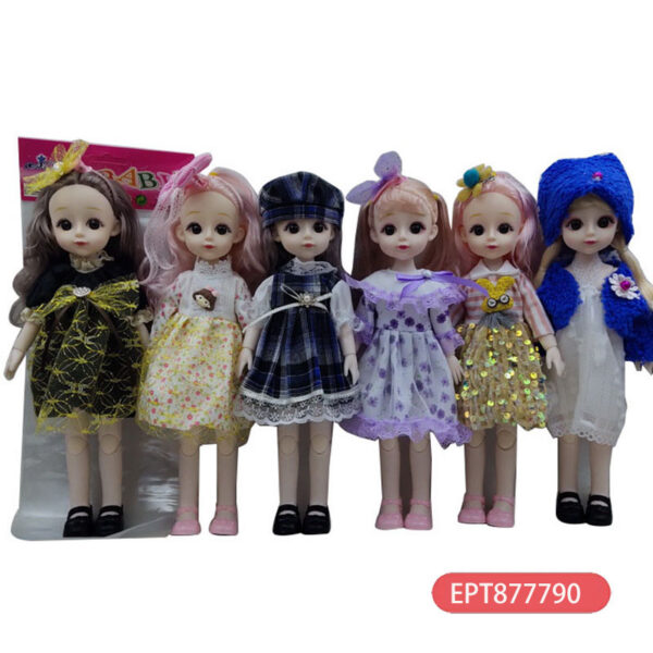 17447740942133.jpg 12 Inches Solid 13 Joints 3D Fashion Series Doll Girls Play Toy