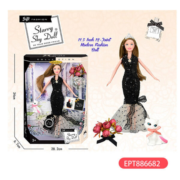 17447741056655.jpg 11.5 Inch Solid Body 12 Joint Diamond Fashion Doll Girl Toy