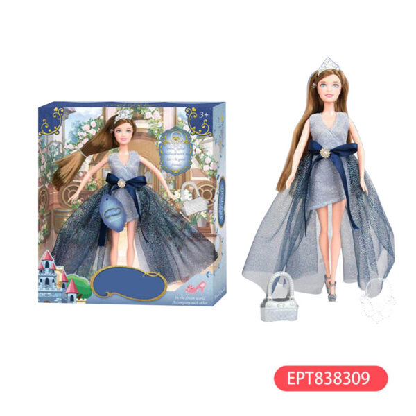 17447741137171.jpg 11.5 Inch Solid Morandi Sky Color Girl Princess Doll Toy