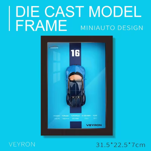 17458912075523-600x600-1.jpg 1: 32 Car 3D Stereo Wall Painting Box Model Ornaments Collection Gift Home Decoration Simulation Photo Frame