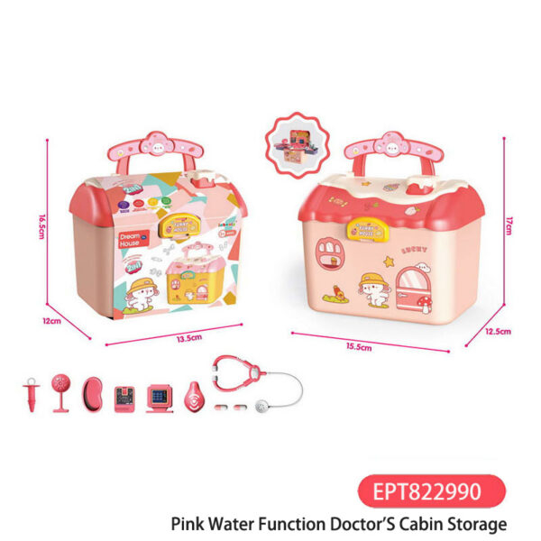 17458982864083.jpg Blue Function Doctor Cabin Storage Toy Girl Doctor Toys Girls Cheap Set Kids Doctor Pretend Play Kits for Girls