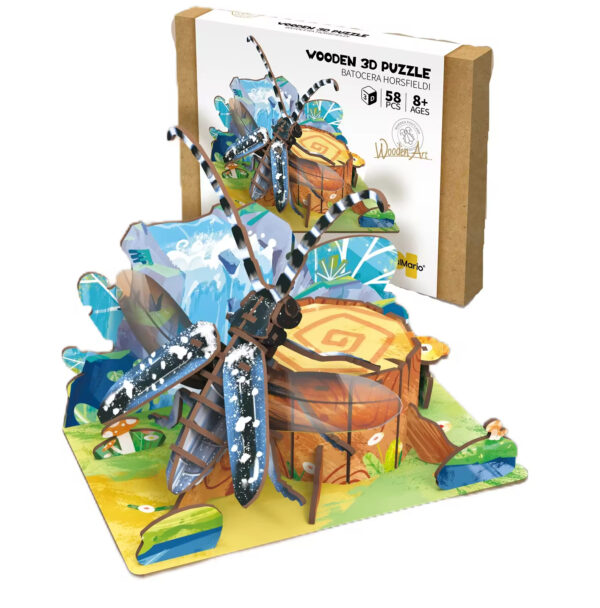 17471063938843-2-600x608-1.jpg 3D Wooden Insect Puzzle Wooden Butterfly Bee Models Animal DIY Gift Wooden Preschool 3D Puzzles for Kids