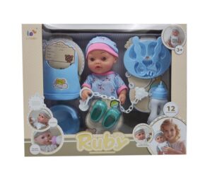17473589638631.jpg 12 Inch Baby Dolls Toys Kit With Dress Up Accessories English 12 Sounds
